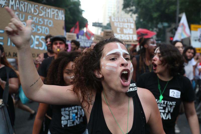  Gewerkschafter protestieren in ganz Brasilien gegen die Arbeitsreform